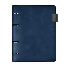 Купить Папка-обложка для тетради со сменными блоками А5+ "ТИВОЛИ СИНИЙ" кожзам, мягк.переплет, петля для ручки, инд.уп. — Фото №1