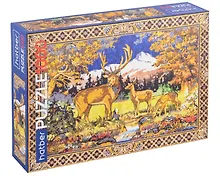 Купить Пазл hatber "Ковер СССР. Олени", 1000 элементов — Фото №1