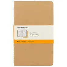 Купить Набор книг для записей Moleskin Cahier Journal Large, 3 штуки, линейка, мягкая обложка, 40 листов, А5 — Фото №1
