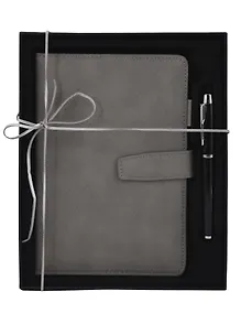 Купить Набор канцелярский "Gray" книга для записей, ручка шариковая — Фото №1