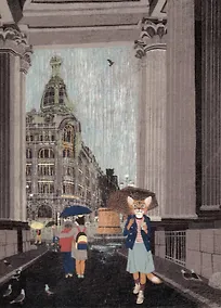 Купить Открытка одинарная "Коты в Петербурге. Зингер" Магни Арт — Фото №1