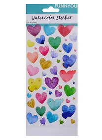 Купить Наклейки PVC с обводкойСердца — Фото №1