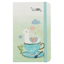 Купить Записная книжка «Llama in cup», 96 листов, А6 — Фото №1