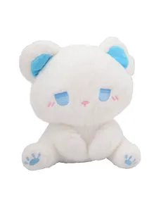 Купить Мягкая игрушка Котик сидит (белый) (20см) (12-0960-202507-T2) — Фото №1