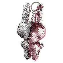 Купить Брелок с пайетками Зайчик (текстиль) — Фото №1