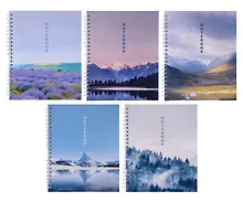 Купить Тетрадь общая «Nature», 96 листов в клетку, А5, в ассортименте - Listoff — Фото №1