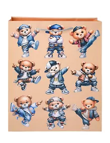 Купить Пакет А4 32*26*12 "Крутые Мишки" дет., бум.мат.ламинат — Фото №1