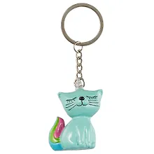 Купить Брелок Кошечка-единорог (полистоун) (5 см) (12-FENGDA-CB15394B/15393C) — Фото №1