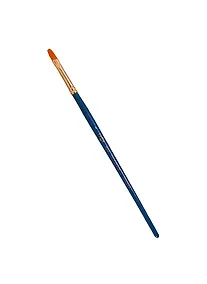 Купить Кисть художественная Галерея, синтетика, плоскоовальная, короткая ручка №4, Гамма — Фото №1