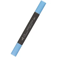 Купить Маркер художественный "Сонет" ярко-синий, двухсторон., тонк. и широк.долото, Сонет — Фото №1