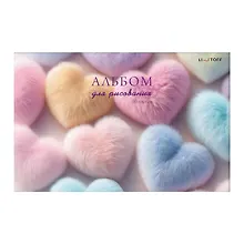 Купить Альбом для рисования 30л А4 "Soft Hearts" склейка, мел.картон, твин-лак — Фото №1