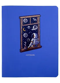 Купить Тетрадь в клетку Listoff, "Total Blue. Cosmic dreams", 48 листов, в ассортименте — Фото №1