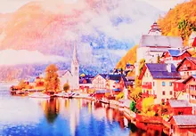 Купить Алмазная мозаика ТМ Рыжий Кот (класс) 30х40см (32цв) Гельштат, с подрамником, с полным заполнением FC012 — Фото №1