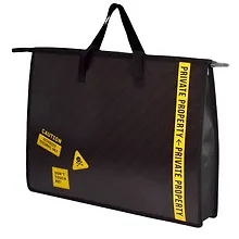 Купить Папка для чертежей и рисунков А3 "ЧАСТНАЯ СОБСТВЕННОСТЬ" 45*33*9см, внутр.ПВХ карман, дно с расширением, текст.ручки, УФ-печать — Фото №1