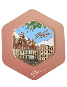 Купить Магнит Площадь (Выборг) (лен 102) — Фото №1