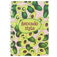 Купить Тетрадь в клетку Hai Bin, Avocado style, 80 листов — Фото №1