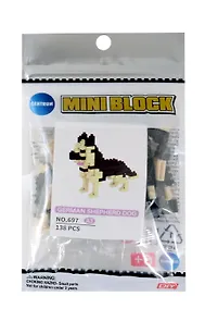 Купить Конструктор Немецкая овчарка, 138 элементов, пластик, во флоупаке — Фото №1