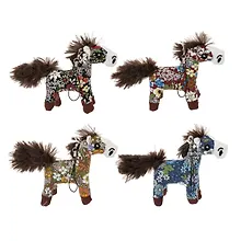 Купить Игрушка набивная Лошадка, 4 варианта (11х2х9) — Фото №1