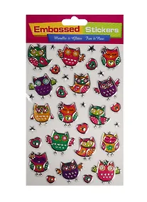 Купить Наклейки с блестящей окантовкой Совы-1 (11-02415-PMM-01) — Фото №1