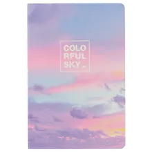 Купить Тетрадь общая «Colorful sky», 44 листа в клетку, А5, в ассортименте - Languo — Фото №1