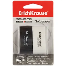 Купить Ластик «Sensor Black&White», Erich Krause, 2 шт — Фото №1