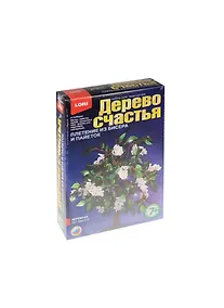 Купить Набор для творчества LORI Дерево счастья "Черемуха" плетение из бисера и пайеток Дер-019 — Фото №1