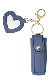 Купить Брелок-футляр для помады с зеркалом Серый (текстиль) (12-3307025189-25) — Фото №1