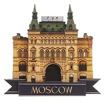 Купить Сувенирный магнит ГУМ (Москва) (дерево) (8х8) (ГУМ1) — Фото №1