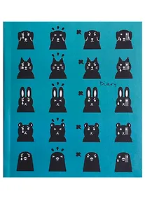 Купить Ежедневники недатир, 146х167 мм. 128 л. "Эмоджи (графика)" Интегральные, матовая ламинация — Фото №1