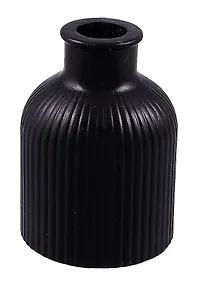 Купить Ваза Кувшинчик в полоску черный (гипс) (9×7) (9396949) — Фото №1
