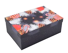 Купить Коробка подарочная "СКАЗОЧНАЯ ПОЛНОЧЬ" 28.5*18.5*12см, Новый год, картон — Фото №1