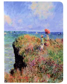 Купить Записная книжка А6 32л кл. "Клод Моне Прогулка по скалам", сшивка — Фото №1