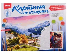 Купить Картина по номерам на картоне "В цвете сакуры", 28,5 х 38 см — Фото №1