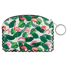 Купить Кошелек на молнии Фламинго (9х13) (кожзам) — Фото №1