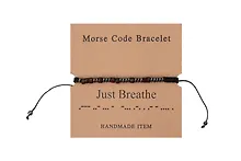 Купить Браслет Морзе Just Breathe (12-202509-BR-ZJ6356) — Фото №1