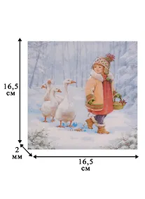 Купить Набор салфеток для декупажа Гуси (33310620/ 33304840) (2 шт.) (3+) (упаковка) — Фото №1