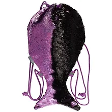 Купить Мешок для сменной обуви «Хвост русалки», фиолетово-черный — Фото №1