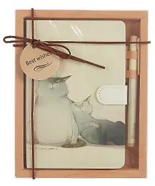 Купить Набор канцелярский "Чувиляева. Идеальная пара" книга для записей, ручка шариковая, инд.уп. — Фото №1