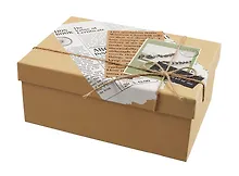 Купить Коробка подарочная "Newspaper" 23*16*9,5см, картон — Фото №1