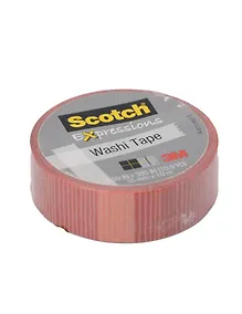 Купить Лента клейкая декоративная Scotch/Скотч Washi, полоски, 15мм x 10м, (3M) C314-P22 — Фото №1