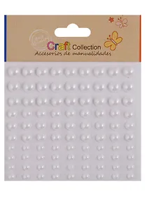 Купить Полубусины жемчуг микс размеров, 90 шт, рисовый белый — Фото №1