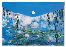 Купить Папка-конверт А5 на кнопке "Клод Моне. Водяные лилии" — Фото №1