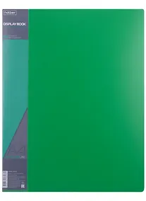 Купить Папка 60ф А4 "STANDARD" пластик 0,7мм, зеленая — Фото №1