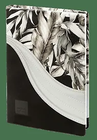 Купить Ежедневник недатированный, Infolio, Wave 14*20см, 192стр., твердый переплет, черно-белый — Фото №1