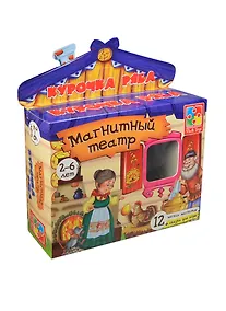 Купить Игра, ТМ Vladi Toys, Магнитный театр Курочка Ряба, Мультиколор — Фото №1