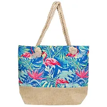 Купить Сумка пляжная Чудесные фламинго СП-6509 — Фото №1