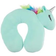 Купить Подголовник Единорог с закрытыми глазками (текстиль) (40х30) (12-35011-U-4785) — Фото №1