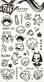 Купить Наклейки-тату переводные  "Аниме" — Фото №1