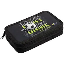 Купить Пенал 2 отделения "Play The Game" 19*11, молния, полиэстер — Фото №1