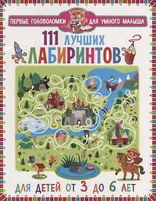 Купить 111 лучших лабиринтов. Для детей от 3 до 6 лет — Фото №1